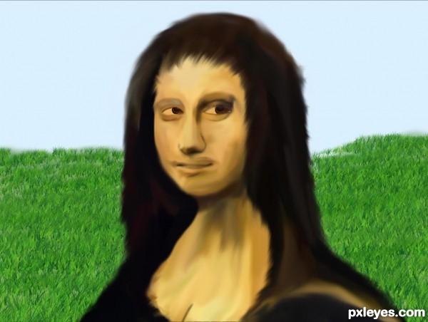 Creation of Modern Monalisa: Step 8